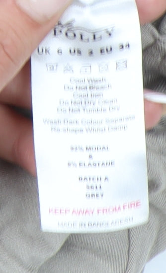 Oh Polly Women’s Beige Playsuit Size 6 Sleeveless