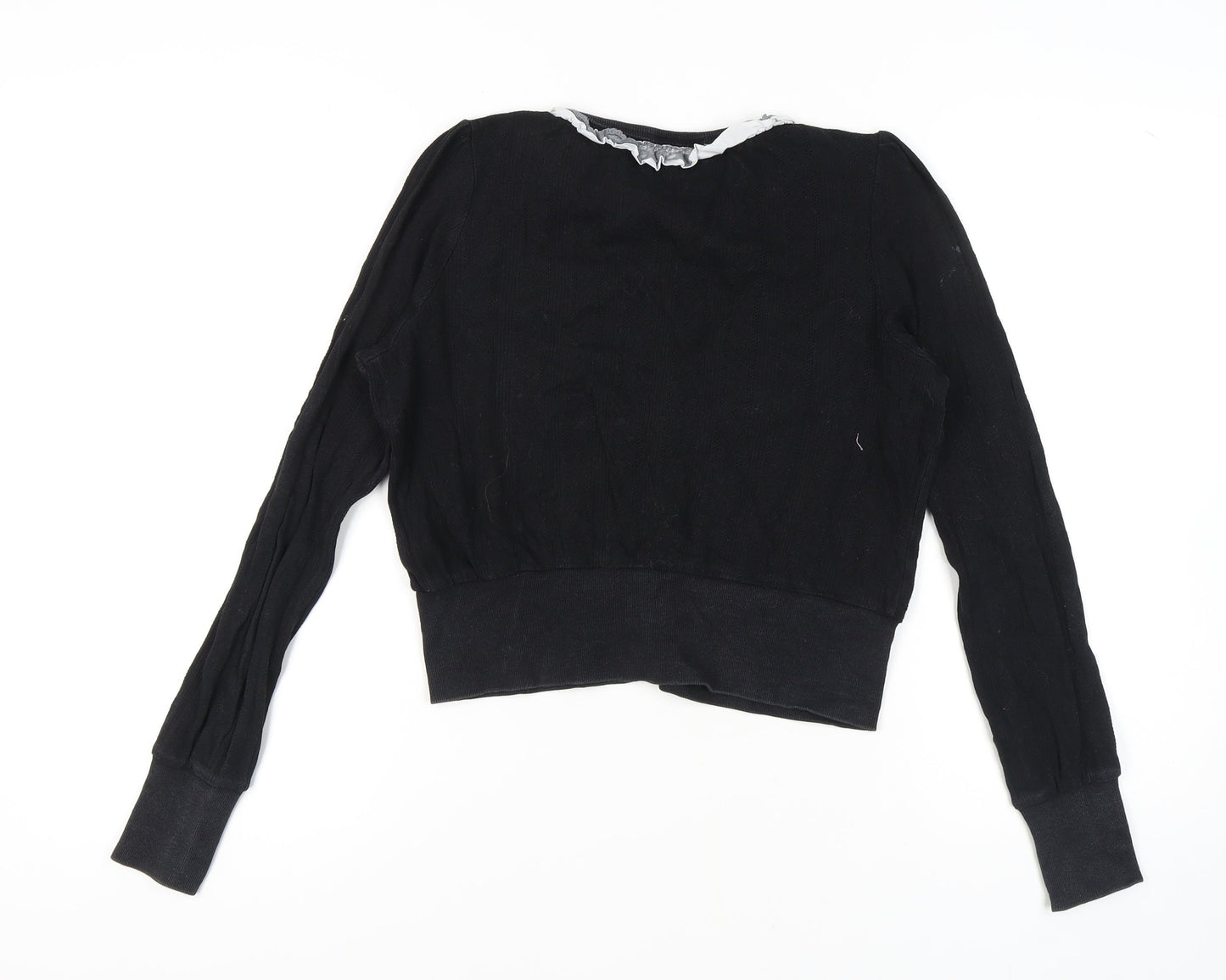 Womens UK Size M Yumi Black Cardigan Jumper