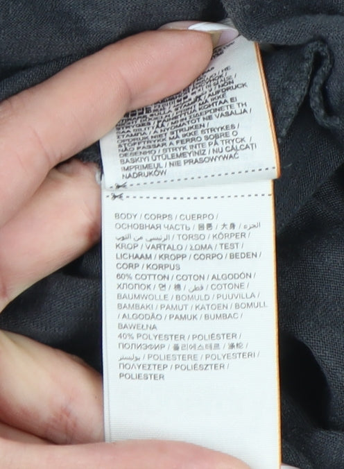 Superdry Unisex Black Pullover Hoodie, Size M