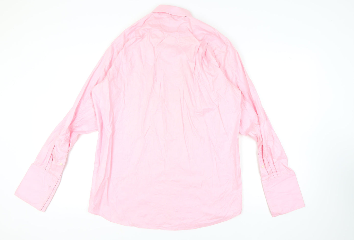 Racing Green Men's Pink Dress Shirt 16.5 Long Sleeve