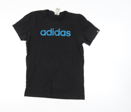 Adidas Men's Black S Logo T-Shirt