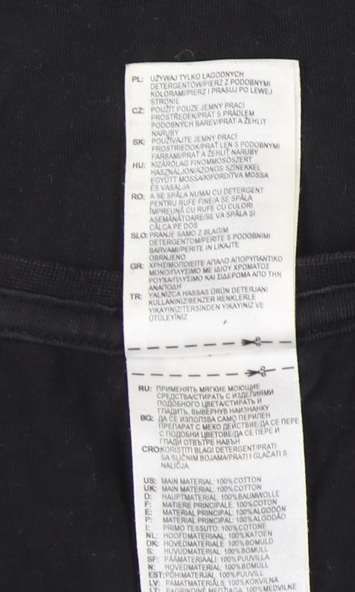 Adidas Men's Black S Logo T-Shirt