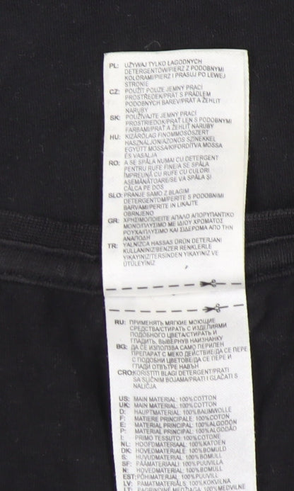 Adidas Men's Black S Logo T-Shirt