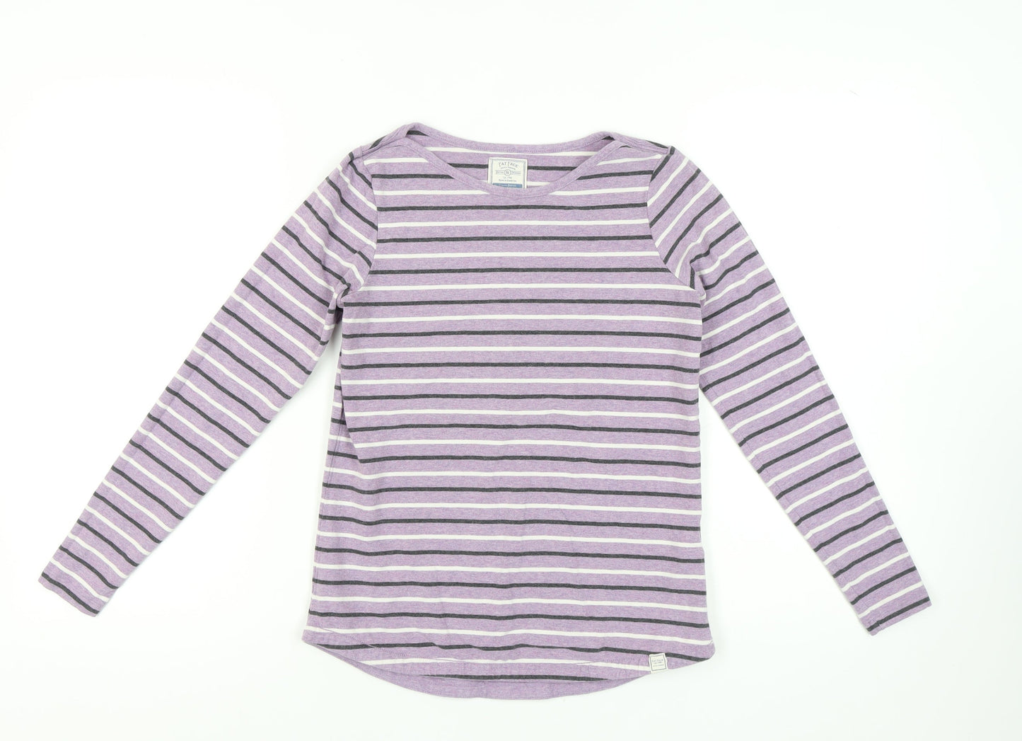 Womens UK Size 8 Fat Face Purple  T-Shirt