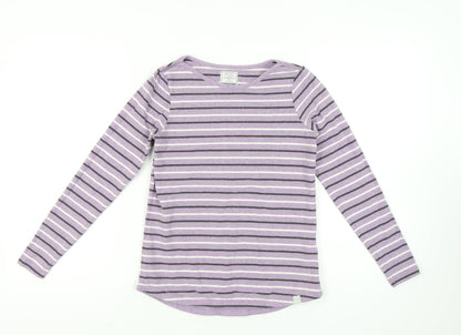 Womens UK Size 8 Fat Face Purple  T-Shirt