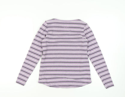 Womens UK Size 8 Fat Face Purple  T-Shirt