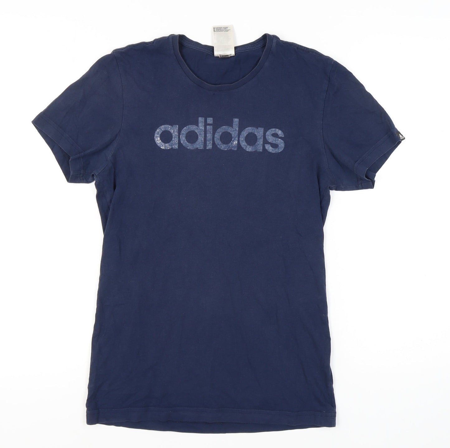 Womens UK Size S adidas Blue  T-Shirt