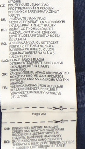 Womens UK Size S adidas Blue  T-Shirt