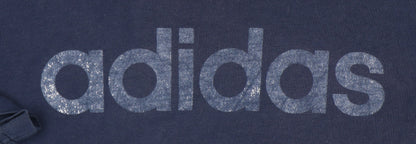 Womens UK Size S adidas Blue  T-Shirt
