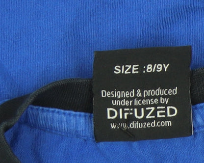 Difuzed Boys Blue PlayStation Long Sleeve T-Shirt, Size 8-9