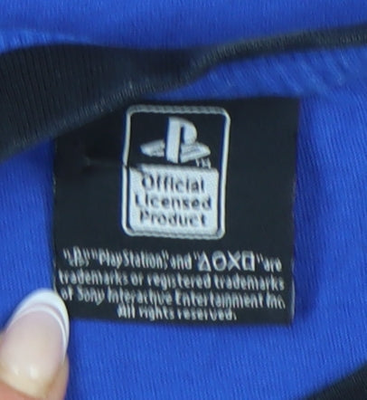 Difuzed Boys Blue PlayStation Long Sleeve T-Shirt, Size 8-9