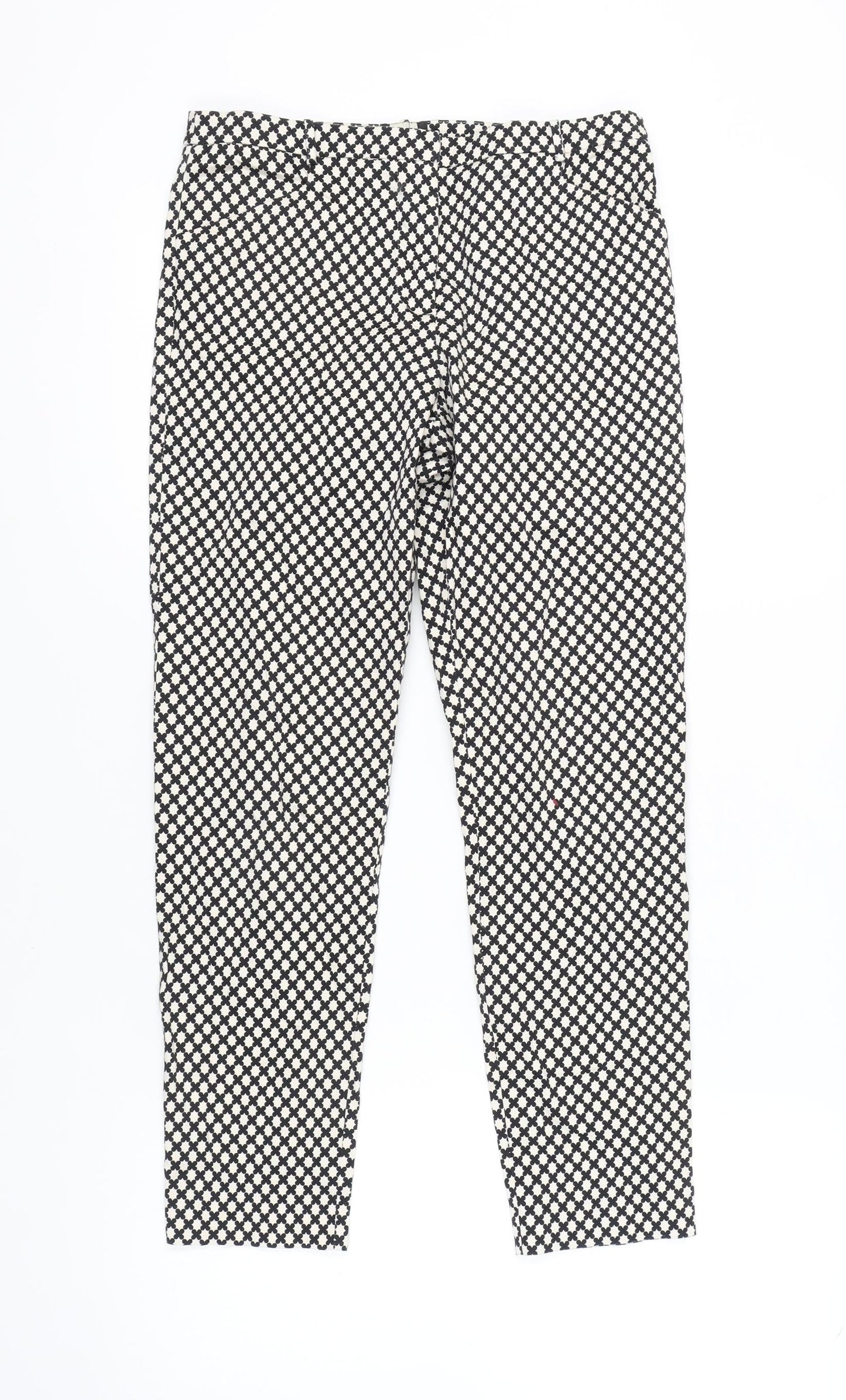 Womens UK Size 10 Oasis   Black Trousers