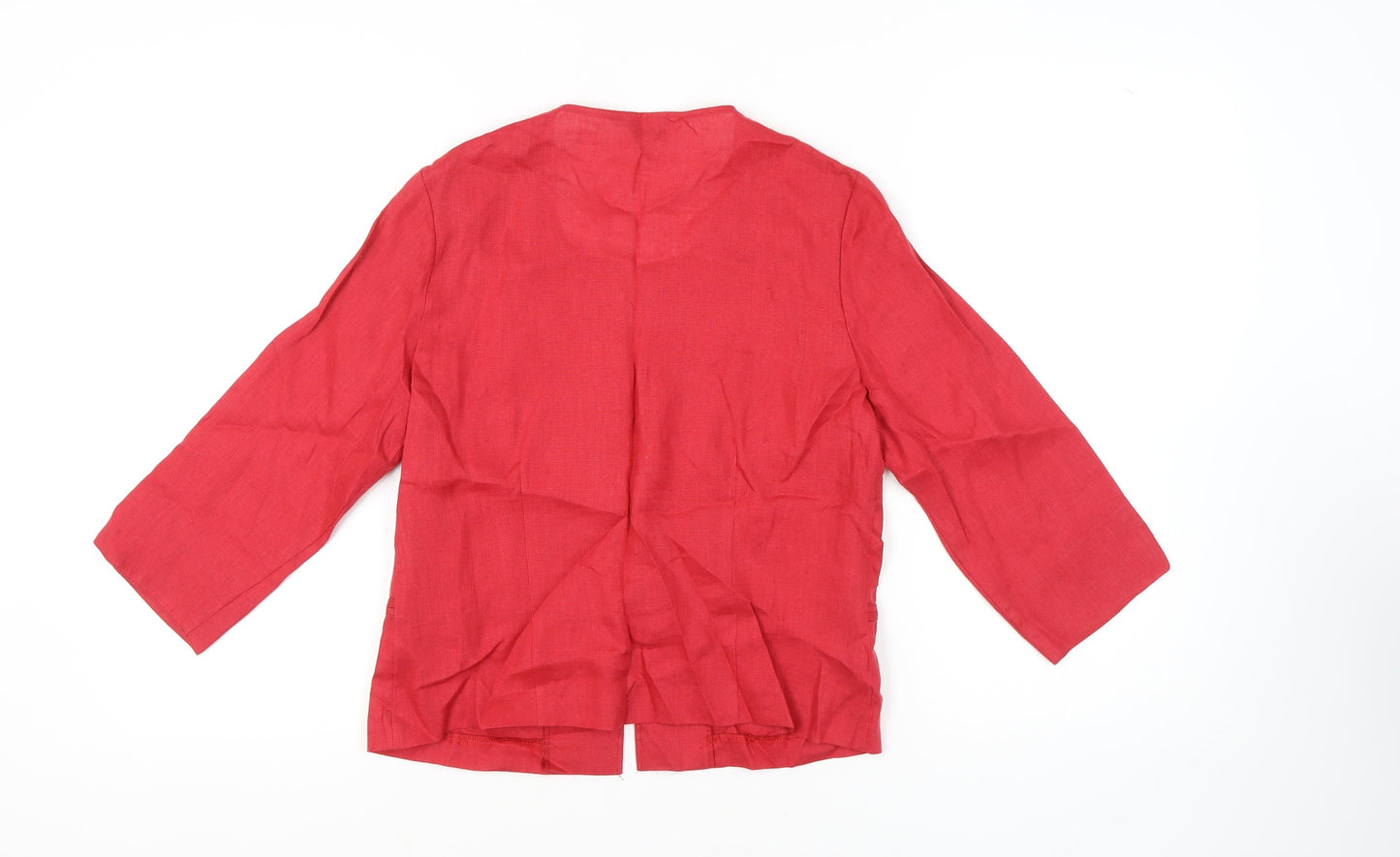 Womens UK Size 10 Steilmann Red Basic Jacket
