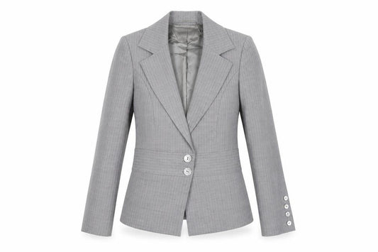 Womens UK Size 10 Jaeger Regular Grey Blazer