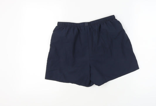 Decathlon Unisex Blue Athletic Gym Shorts Size 12