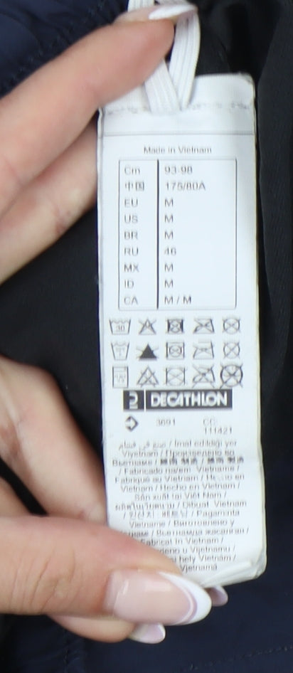 Decathlon Unisex Blue Athletic Gym Shorts Size 12