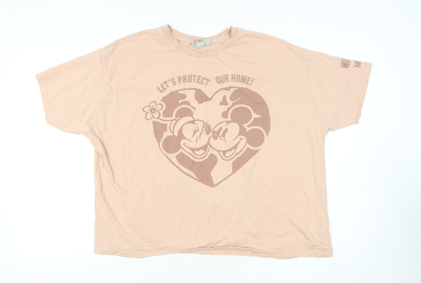 Womens UK Size 2XL Disney Beige  T-Shirt
