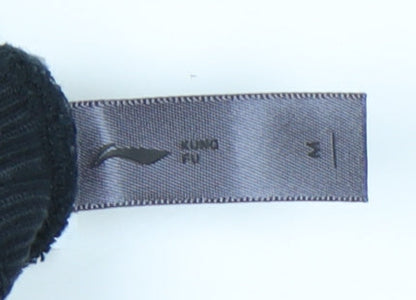 Kung Fu Men’s Black Jogger Trousers, Size M