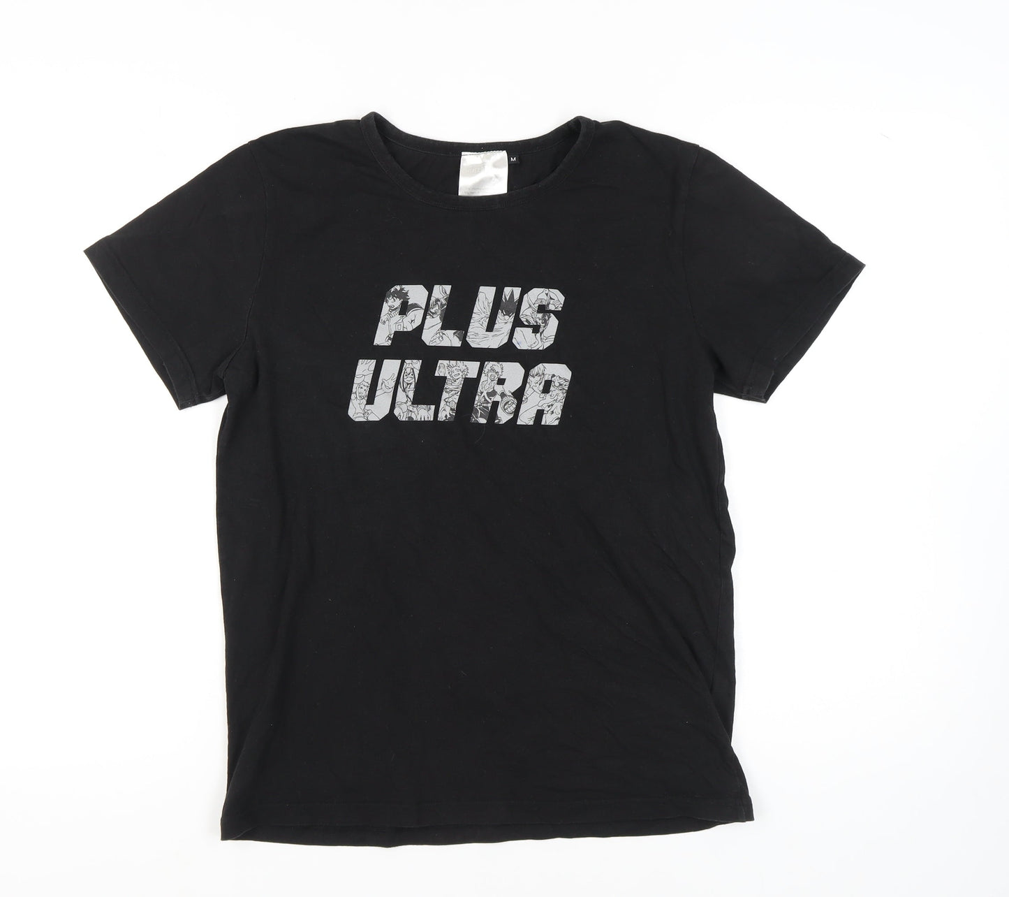 My Hero Academia Project Men's Black Anime T-Shirt Medium