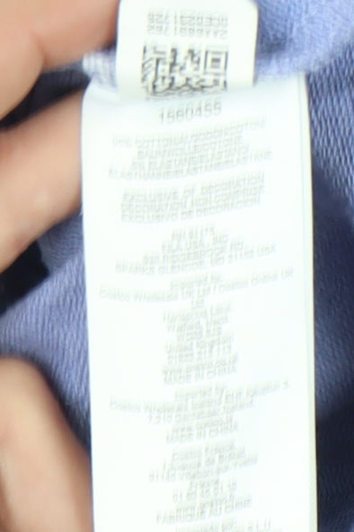 Fila Women's Purple Sweatshirt, M, Cotton Jersey Crew Neck