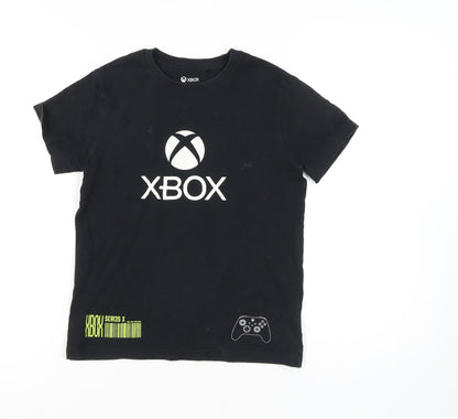 Next Boys Black Xbox T-Shirt 10 Years Graphic Print