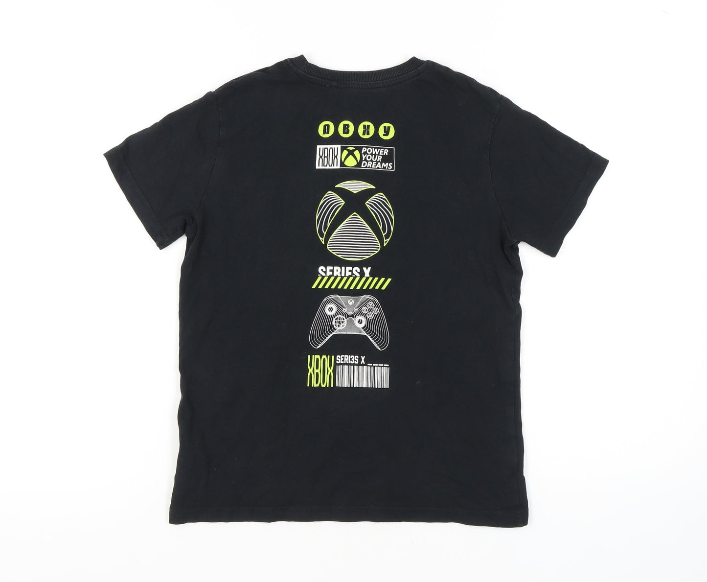 Next Boys Black Xbox T-Shirt 10 Years Graphic Print