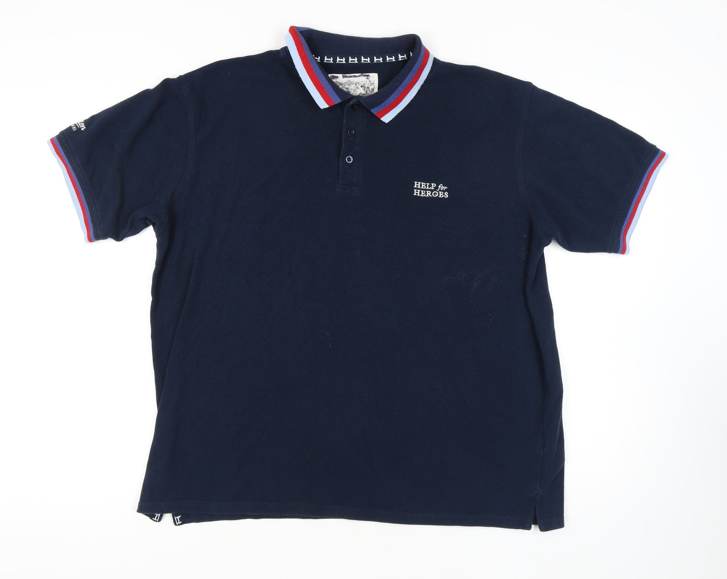 Cotton Traders Men's Blue Polo Shirt XL