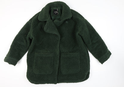 Monki Women’s Green Mid-Length Jacket M