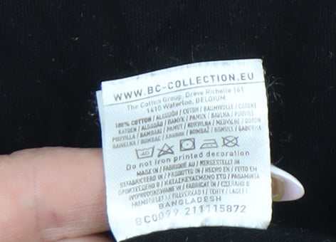 B&C Collection Black Music T-Shirt L Unisex Adults