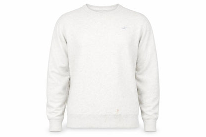 Mens UK Size M Hollister White Pullover Sweatshirt