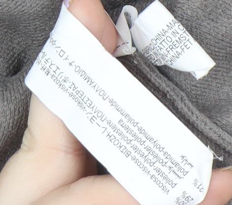 Zara Men’s Grey Pullover Jumper, Size M, Crew Neck