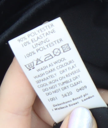 Debenhams Women’s Black Floral Slip Dress Size 18