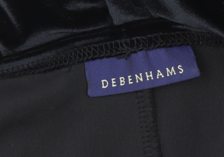 Debenhams Women’s Black Floral Slip Dress Size 18