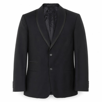 New Look Men's Black Regular Fit Shawl Blazer 42R