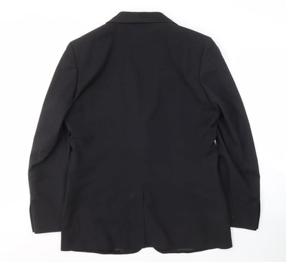 New Look Men's Black Regular Fit Shawl Blazer 42R
