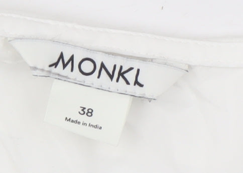 Womens UK Size 10 Monki White  Blouse