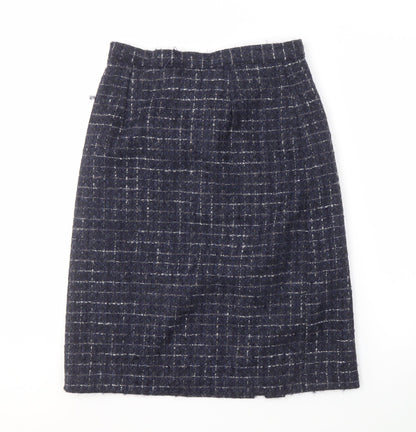 The Classic Boutique Women's Blue Check Skirt