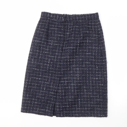 The Classic Boutique Women's Blue Check Skirt