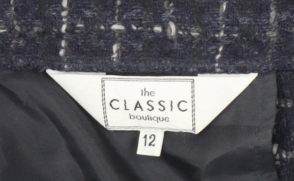 The Classic Boutique Women's Blue Check Skirt