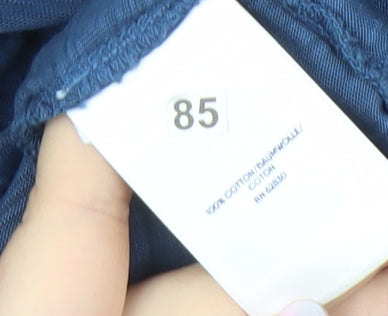 Lands' End Men's Blue Collared T-Shirt M