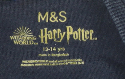 Marks and Spencer Girls Blue Harry Potter Sweatshirt 13-14 Years