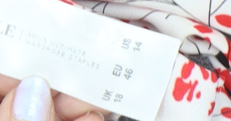 Capsule Women's Floral Blouse, Size 18, Multicoloured