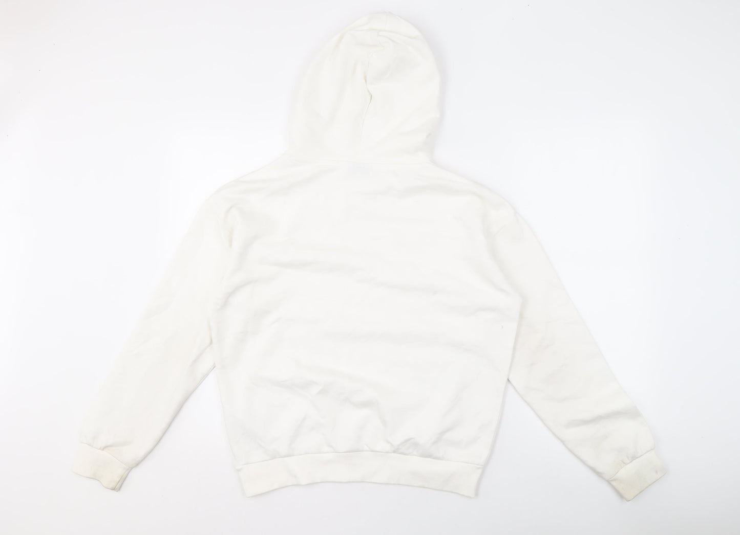 Destination Girls White Pullover Hoodie, Christmas Graphic, Size 12