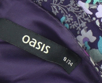 Oasis Women’s Floral Strapless Dress - Size 8