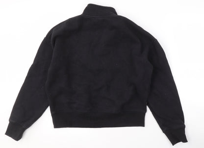 Superdry Women's Black Pullover Sweatshirt Size 12