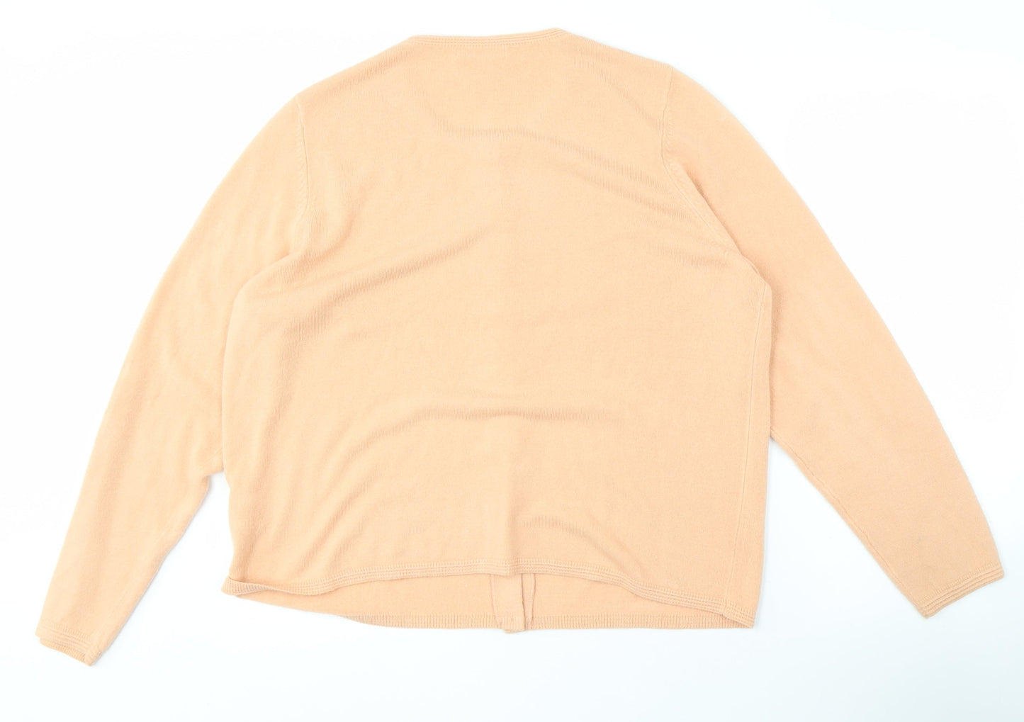 Womens UK Size UK 18 Marks and Spencer Beige Cardigan Jumper