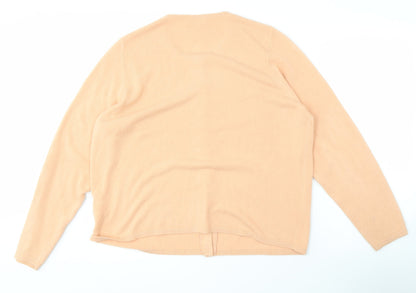 Womens UK Size UK 18 Marks and Spencer Beige Cardigan Jumper