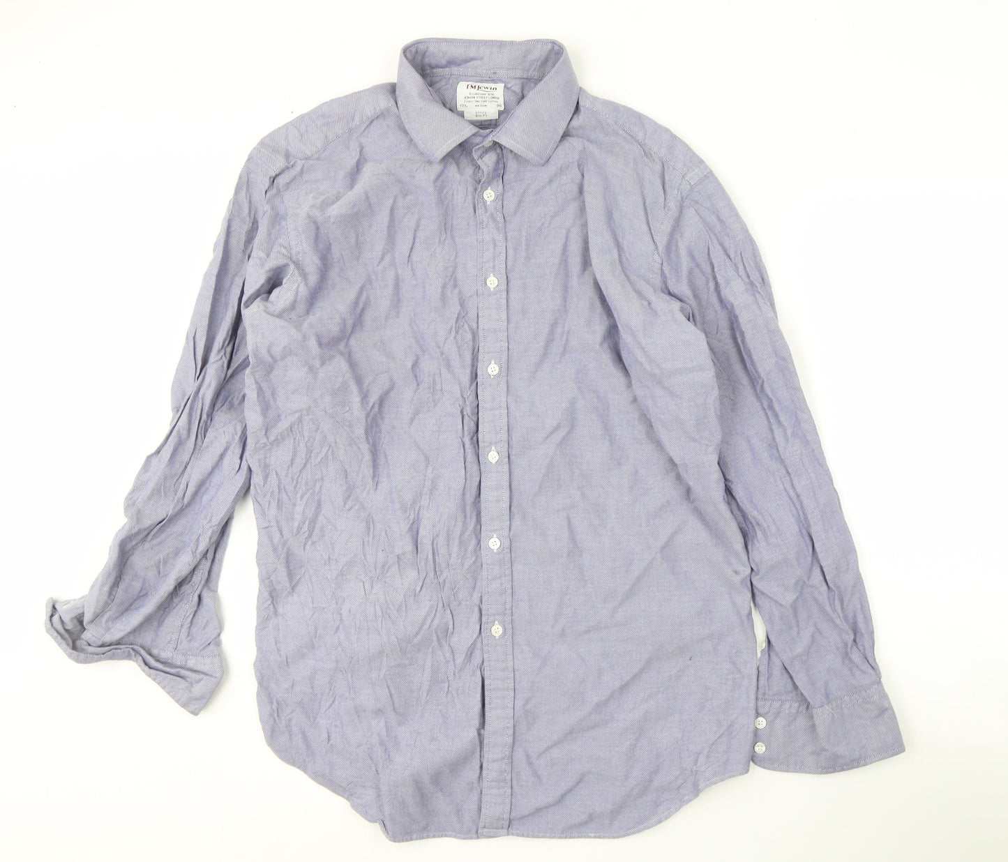 T.M. Lewin Men's Blue Slim Fit Shirt Size 36