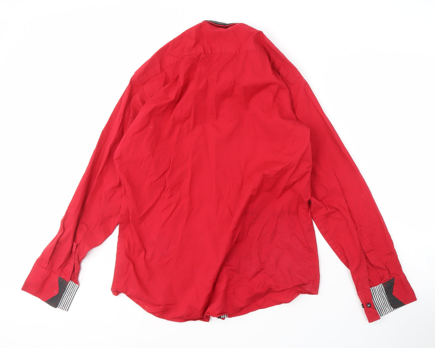 Lyon Becker Men's XL Red Button-Up Shirt