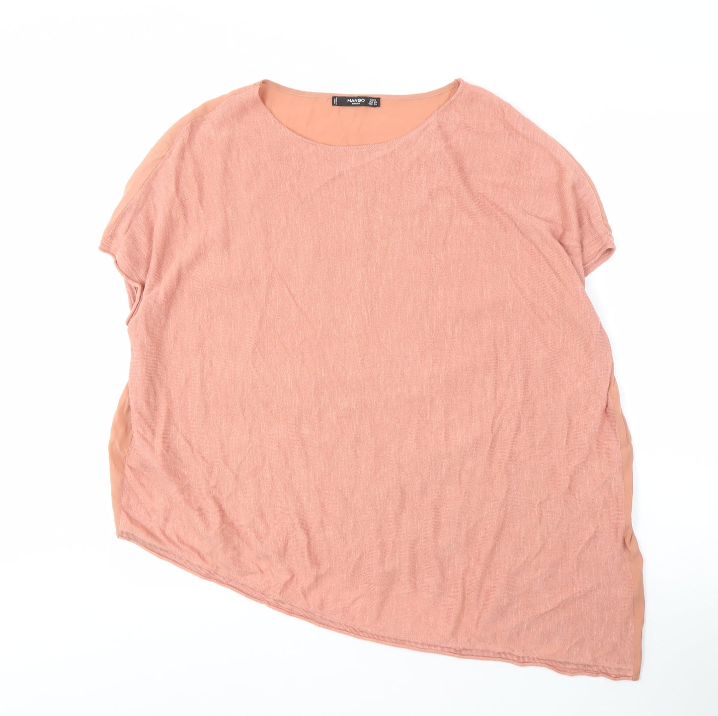 Womens UK Size 8 Mango Pink  Blouse